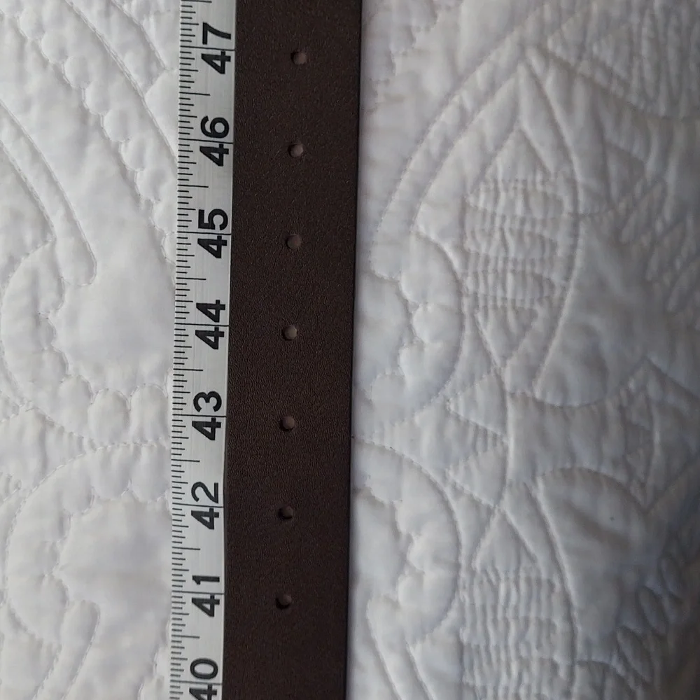 * Goodfellow & Co Elegant Textured Brown Belt for Men, Size XL 42-46, Like New